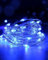Yizhet LED Lichterkette 5m, 50 LEDs auf Draht, Micro USB, Kupferdraht Lichterkette für Schlafzimmer, Party, Garten, Halloween, Hochzeit, Blau