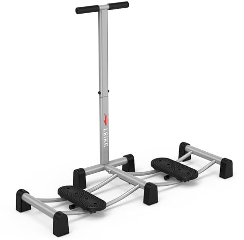 Leikefitness Equipo de ejercicio de fuerza de muslo, máquina moldeadora de cadera, máquina de entrenamiento de piernas para fitness en casa (AB1600)