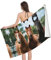 Badetuch Strandtuch mit Tiermotiven, groß, weich, personalisierbar, hohe Mikrofaser, saugfähige Badetücher