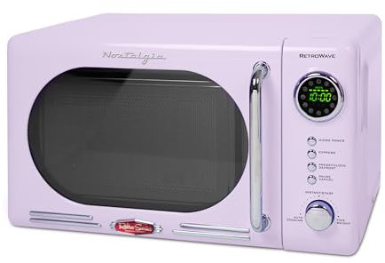 Nostalgia - Retro Compact Microwave Oven 0.7 Cu. Ft, Lavender