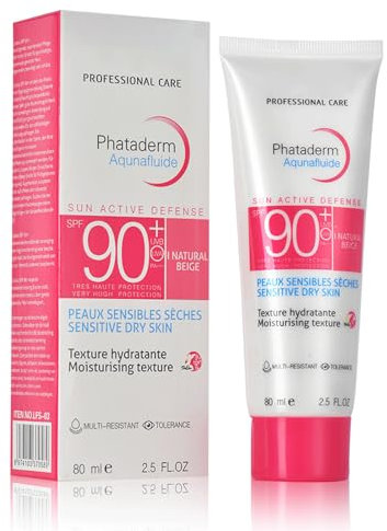 Shefave Sonnencreme LSF 90, Sport Sonnenschutz, Sunblocker für Gesicht und Körper, Sehr hoher Schutz, Beruhigende Sunscreen, Reparierende Pflege, Feuchtigkeitsspendende, Nicht-fettend