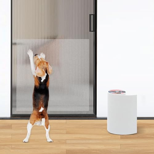 Pet Nail Self Adhesive Replacement Emery Paper Suitable for Glass Doors | 25cm*4m Fits Most Dog Scratch Pad DIY on The Places Where Pets Like to Scratch Alternatives to Cat and Dog Nail Clippers