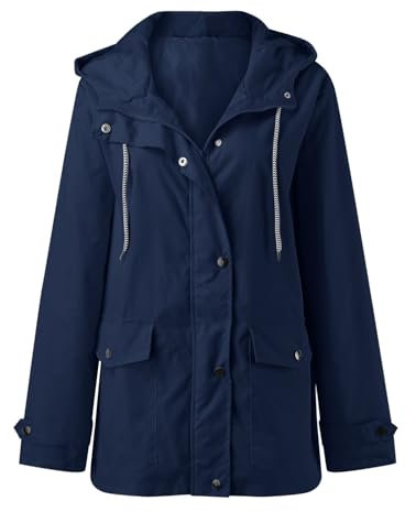 Torera Blanca Mujer Chaquetas De PañO Para Mujer Cortas Trajes Ejecutivos Para Dama Sudadera Oversize Mujer Cremallera Plumiferos Mujer Largos Abrigo Mujer Verde Botella Chaqueta Esqui Mujer Anorak