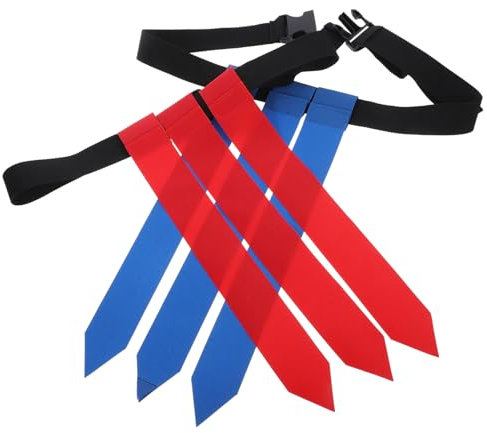 HANABASS 2stücke Adjustable Football Flag Belts Für Teens Robuste Rugby Waist Flags Für Sportspiele Und Training Hochwertige Konstruktion