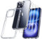 RKINC Cover per iPhone 16 Pro Max, Custodia Mai ingiallimento Standard militare Antiurto Antigraffio, 1 Cover protettiva con 3 pezzi Vetro temperato Armatura Pellicola Trasparente