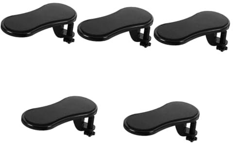 SEWACC 5stücke Computer Armlehne Mit Ergonomischer Handgelenkauflage Ausziehbare Unterstützung Für Schreibtische Für Büro Und Maximalen Und Stressabbau Für Handgelenk Und Ellbogen