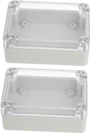 CHILDWEET Outdoor Electrical Boxes Project Enclosure Case for Abs Junction Cable 2pcs