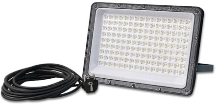 Hmuaog Projecteur LED Exterieur Eclairage 100W Blanc Froid, SMD 2835 220V Outdoor LED Flood Lights IP65 Imperméable pour Jardin patios parking hotel Cour et Garage (100W)