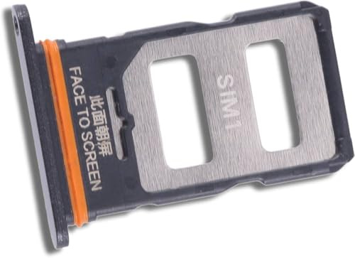 Ersatz Dual SIM-Kartenhalter für Xiaomi Redmi Note 14 Pro 5G, Schwarz