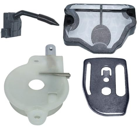 4 pezzi pompa olio oliatore barra di prelievo piastra for Husqvarna 136 137 141 142 filtro aria collettore di aspirazione motosega pezzo di ricambio di ricambio