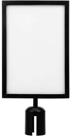Nicear Belt Post Signs Stands Frame Portrait Holder Poster Display Small Sign Stand Welcome Post Commercial Queue Barrier Vertical Sign Stand for Crowd Control
