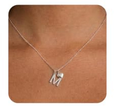 Aretas S925 Silver Heart Initial Necklace Gifts for Women Ladies Teenage Girls Personalised Name Letter A-Z Pendant Jewellery Valentines Birthday Sterling Silver Necklaces Gifts for Teen Girls