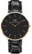 Daniel Wellington Classic Reading 40mm Uhr Herren, DW Klassisch Leder Roségold Herren Uhr