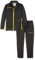 Uhlsport Herren Essential Classic Trainingsanzug, Schwarz/limonengelb, S EU