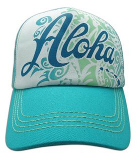 Aloha Headwear Caps, Aqua, Einheitsgröße