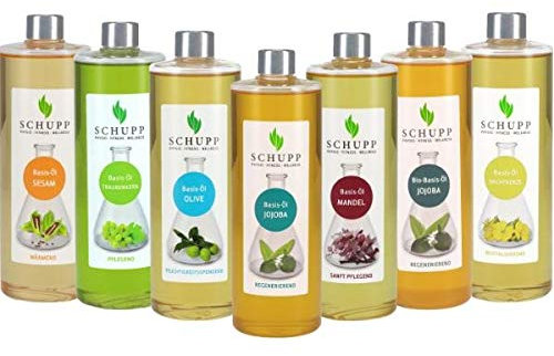 Schupp Basis revitalisierendes Basis Massageöl | Nachtkerze | 500 ml