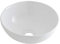 Milano Irwell Modern White Ceramic Round Countertop Bathroom Basin Sink - 280mm