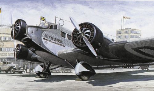 JU 52 Civilian AEREO KIT 1:72 - Italeri - Kit Aerei - Montageset