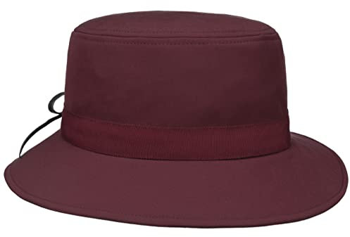 Mayser Evelin Softshell Fischerhut Damen Regenhut Sonnenhut Handmade Made in EU Sommer Winter Bordeaux M (57-58 cm)