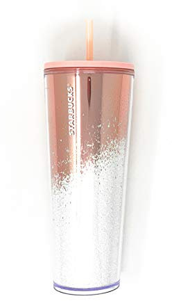 Starbucks 2019, Miroir à paillettes rose froid (600 ml)