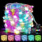 Luces de Hadas LED, 10 Metros de Navidad Inteligentes Con Control de Aplicación, Colores Personalizables, Sincronización Musical, USB Cambio de Color Para Interiores y Exteriores