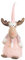Brandsseller Weihnachts Elch Figur mit LED Beleuchtung Warmweiß ca. 40 cm Design 2