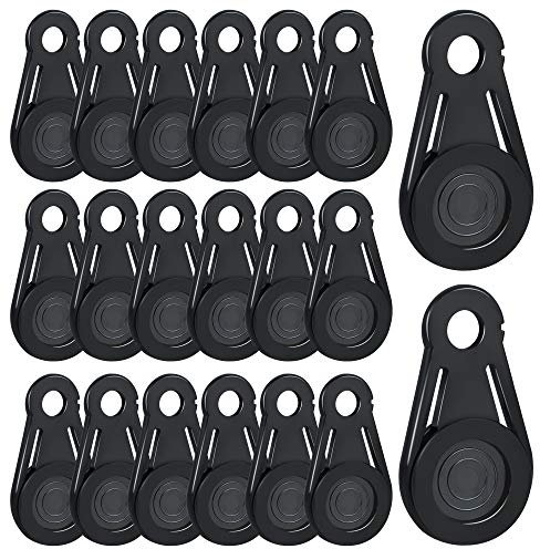 20 Pack Tarp Grabbers Movable Tarp Clips for Outdoor Camping, Tent, Awning, Banner, Cover, Tarps and Plastic Sheeting