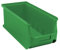 Allit 456293 ProfiPlus Box 3L, grün Stapelsichtbox, PP TÜV/GS, V: 4,1 L,Lagersichtbox, Sichtbox, Lagerbox, stapelbar