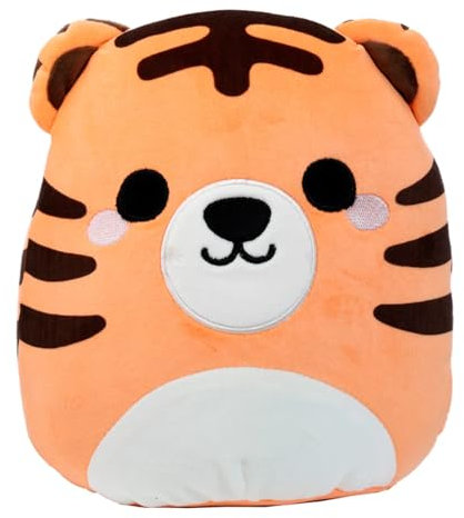Puckator Squidglys Alfie der Tiger Adoramals Wildes Plüschtier – Plushies Niedliches Tier Baby Neugeborene Kinder Spielzeug Stuff Geschenke Geschenk für Freundin Kuscheltier Plüschtier Plüsch