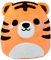 Puckator Squidglys Alfie der Tiger Adoramals Wildes Plüschtier – Plushies Niedliches Tier Baby Neugeborene Kinder Spielzeug Stuff Geschenke Geschenk für Freundin Kuscheltier Plüschtier Plüsch