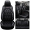 Eunncu Sitzbezüge Auto Universal Set Zubehör für Audi A6 C7 4G Avant A6 C7 4G Allroad A6 C8 Avant A6 C8 Allroad Autositzbezüge Wasserdichtes Leder Schwarzgrau