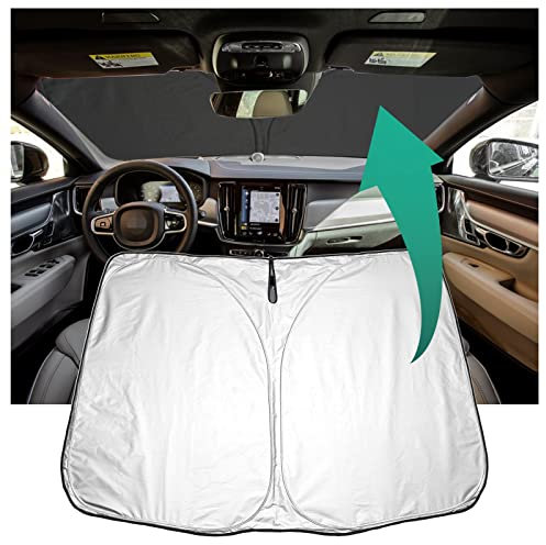 YEE Pin Compatible con Volvo XC60 2018 – 2022 2023, Parasol Plegable para Coche, protección contra Rayos UV y Polvo