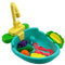 Baignoire D'oiseaux Automatique Avec Robinet, Baignoire Perroquet, Douche D'oiseaux, Bol De Dérision De Baignoire, Baignoire Pour Animal De Compagnie, Petit Perroquet Moyen, Perruche, Poteau Cachet,