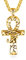 Gold Auge des Horus Anhänger 925 Sterling Silber Ankh Kette Halskette Gold Ägyptisches Ankh Kreuz Anhänger Schmuck Geschenk für Herren Männer