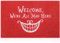 AOAOPQ Indoor Entrance Mats for Front Doormat Welcome Mat Outdoor Non Slip Easy to Clean Heavy Duty Living Room Balcony Back Door Garage High Traffic Areas 45x70 CM Red