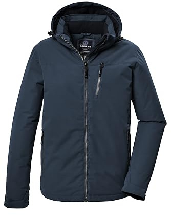 G.I.G.A. DX Herren Funktionsjacke/Outdoorjacke mit abzippbarer Kapuze GW 64 MN JCKT, dunkel rauchblau, M, 42539-000