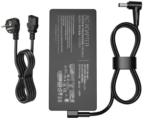 280W 14A 20V Caricabatterie CA per Asus ROG Strix G15 G17 G513R G513Q G713R G713Q Scar 15 17 G532L G533Z G732L G733Z Hero Scar III G731G G531G G703G ADP-280EB B Adattatore di alimentazione per laptop