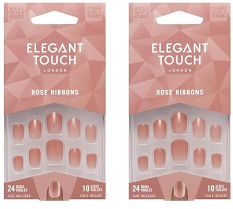 Elegant Touch Colour Rose Ribbons (Pack of 2)