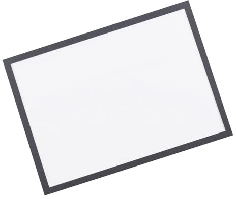 Magnetischer Rahmen, A4, Magnetrahmen für Bilder, 1 Stück, magnetische Tapete für Wand, Tür, Kühlschrank (grau)