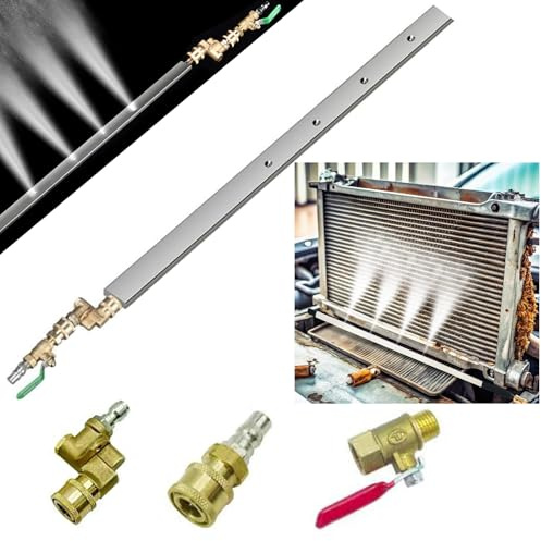 Radiator cleaning rod, 60cm pole for car water tank cleaning tool, car radiator cleaning rod, high-pressure cleaning machine accessories, radiator cleaning tool suitable for household cars