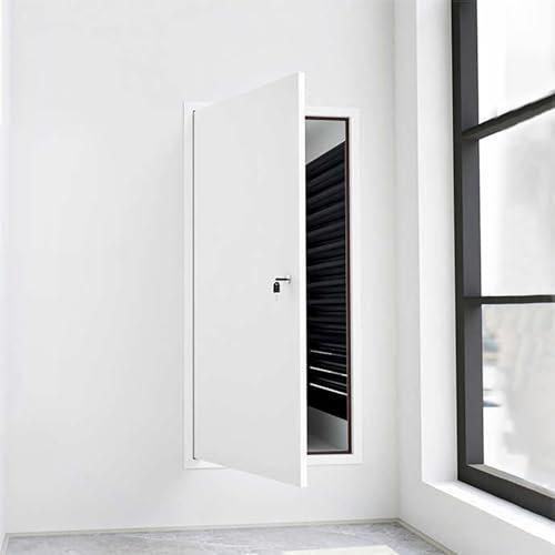 Porta di accesso alla soffitta in alluminio con chiavi Portello di ispezione a parete Pannello di accesso idraulico Porta nascosta, Copertura del portello di revisione di ispezione Pannello decorativo