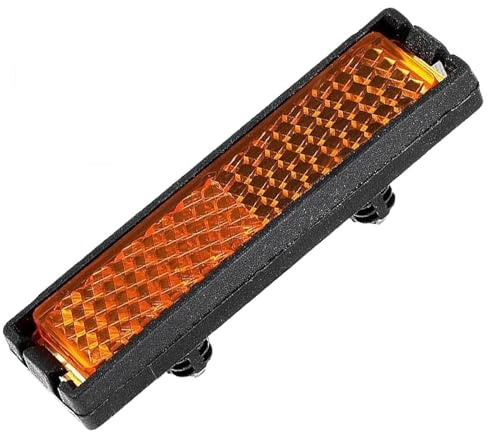 Bangbobi 10 Piezas de reflectores para Bicicleta, reflectores para Pedales de Bicicleta, Pedal de Seguridad Nocturna, reflectores de lámina Reflectante