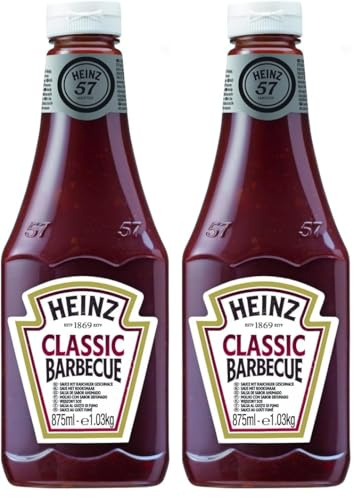 Heinz Classic Barbecue Sauce 875ml (Pack of 2)