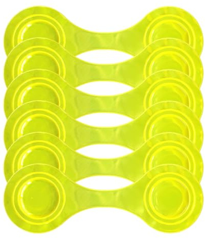 GXGM 6 Stück Reflektierender Magnetclip, Lesezeichen Clip, Reflektierende Clips Anhänger für Rucksack
