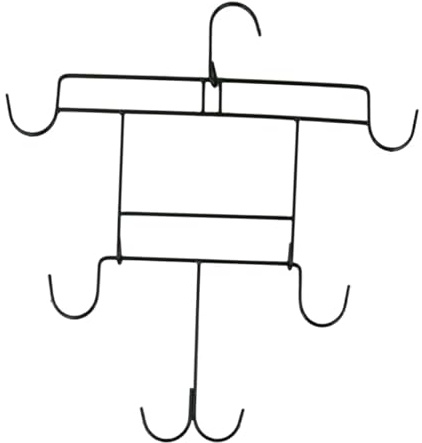 predolo Hockey Gear Drying Rack mit Stabilem Edelstahlrahmen zur Aufbewahrung von Hockeyausrüstung Sportgeräten Zubehör Und Trockengestell für Umkleideräume