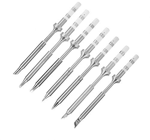 7 tipi di mini punte per saldatore in acciaio inossidabile di ricambio per saldatore TS100(7 Types)