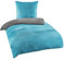 BaSaTex Winter Bettwäsche Cashmere Touch 100% Microfaser Uni und Uni Wende in 4 Größen und 8 Farben, 2X 135x200 2X 80x80 cm Stahlgrau Petrol