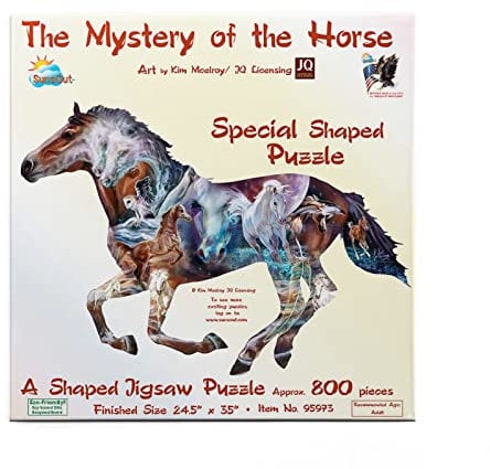 SunsOut Jigsaw Puzzle 800 pieces - XXL Pieces - The Mystery of the Horse