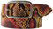 Vanzetti Damengürtel, Leder, Pythonprägung, Breite: 3 cm, Pink, 95 cm