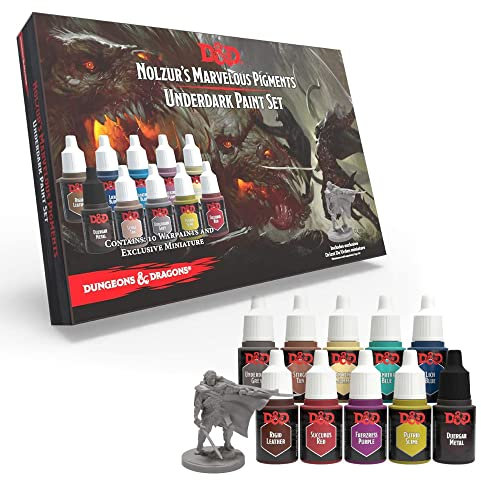 Dungeons and Dragons Nolzur`s Marvelous Pigments: Underdark Paint Expansion Set